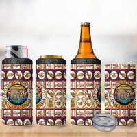 Sloth I'm Not Lazy I'm Energy Efficient Christmas 4 in 1 Can Cooler Tumbler Xmas Holiday Patterns - Wonder Print Shop