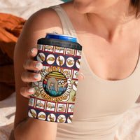 Sloth I'm Not Lazy I'm Energy Efficient Christmas 4 in 1 Can Cooler Tumbler Xmas Holiday Patterns - Wonder Print Shop