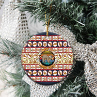Sloth I'm Not Lazy I'm Energy Efficient Christmas Ceramic Ornament Xmas Holiday Patterns - Wonder Print Shop