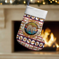 Sloth I'm Not Lazy I'm Energy Efficient Christmas Stocking Xmas Holiday Patterns - Wonder Print Shop