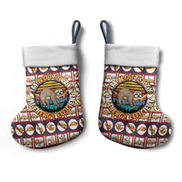 Sloth I'm Not Lazy I'm Energy Efficient Christmas Stocking Xmas Holiday Patterns - Wonder Print Shop