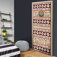 Sloth I'm Not Lazy I'm Energy Efficient Christmas Door Cover Xmas Holiday Patterns - Wonder Print Shop