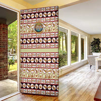 Sloth I'm Not Lazy I'm Energy Efficient Christmas Door Cover Xmas Holiday Patterns - Wonder Print Shop