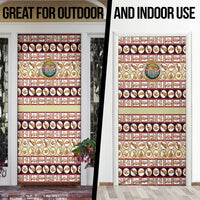 Sloth I'm Not Lazy I'm Energy Efficient Christmas Door Cover Xmas Holiday Patterns - Wonder Print Shop