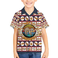 Sloth I'm Not Lazy I'm Energy Efficient Christmas Family Matching Long Sleeve Bodycon Dress and Hawaiian Shirt Xmas Holiday Patterns - Wonder Print Shop