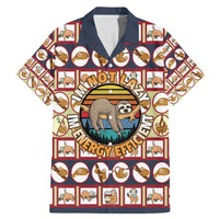 Sloth I'm Not Lazy I'm Energy Efficient Christmas Family Matching Mermaid Dress and Hawaiian Shirt Xmas Holiday Patterns - Wonder Print Shop