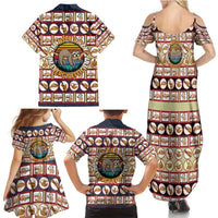 Sloth I'm Not Lazy I'm Energy Efficient Christmas Family Matching Summer Maxi Dress and Hawaiian Shirt Xmas Holiday Patterns - Wonder Print Shop