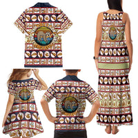Sloth I'm Not Lazy I'm Energy Efficient Christmas Family Matching Tank Maxi Dress and Hawaiian Shirt Xmas Holiday Patterns - Wonder Print Shop