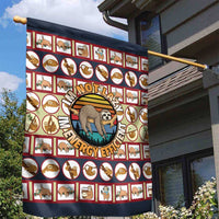 Sloth I'm Not Lazy I'm Energy Efficient Christmas Garden Flag Xmas Holiday Patterns - Wonder Print Shop