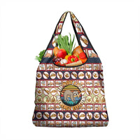 Sloth I'm Not Lazy I'm Energy Efficient Christmas Grocery Bag Xmas Holiday Patterns - Wonder Print Shop