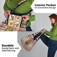 Sloth I'm Not Lazy I'm Energy Efficient Christmas Grocery Bag Xmas Holiday Patterns - Wonder Print Shop