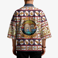 Sloth I'm Not Lazy I'm Energy Efficient Christmas Kimono Xmas Holiday Patterns - Wonder Print Shop