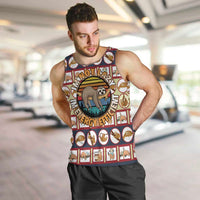 Sloth I'm Not Lazy I'm Energy Efficient Christmas Men Tank Top Xmas Holiday Patterns - Wonder Print Shop