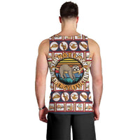 Sloth I'm Not Lazy I'm Energy Efficient Christmas Men Tank Top Xmas Holiday Patterns - Wonder Print Shop