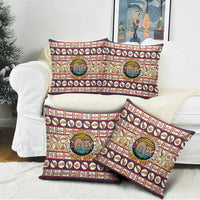 Sloth I'm Not Lazy I'm Energy Efficient Christmas Pillow Cover Xmas Holiday Patterns - Wonder Print Shop