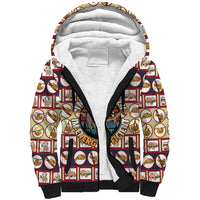 Sloth I'm Not Lazy I'm Energy Efficient Christmas Sherpa Hoodie Xmas Holiday Patterns - Wonder Print Shop