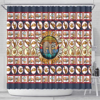 Sloth I'm Not Lazy I'm Energy Efficient Christmas Shower Curtain Xmas Holiday Patterns - Wonder Print Shop