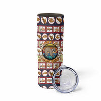 Sloth I'm Not Lazy I'm Energy Efficient Christmas Skinny Tumbler Xmas Holiday Patterns - Wonder Print Shop