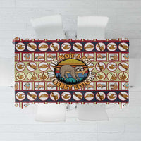 Sloth I'm Not Lazy I'm Energy Efficient Christmas Tablecloth Xmas Holiday Patterns - Wonder Print Shop
