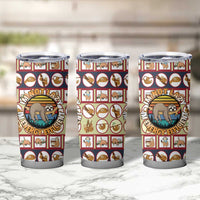 Sloth I'm Not Lazy I'm Energy Efficient Christmas Tumbler Cup Xmas Holiday Patterns - Wonder Print Shop