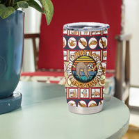 Sloth I'm Not Lazy I'm Energy Efficient Christmas Tumbler Cup Xmas Holiday Patterns - Wonder Print Shop
