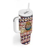 Sloth I'm Not Lazy I'm Energy Efficient Christmas Tumbler With Handle Xmas Holiday Patterns - Wonder Print Shop