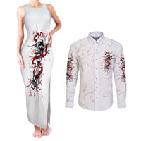 If You Got My Back In The Darkest Hours Couples Matching Tank Maxi Dress and Long Sleeve Button Shirt - Wonder Print Shop