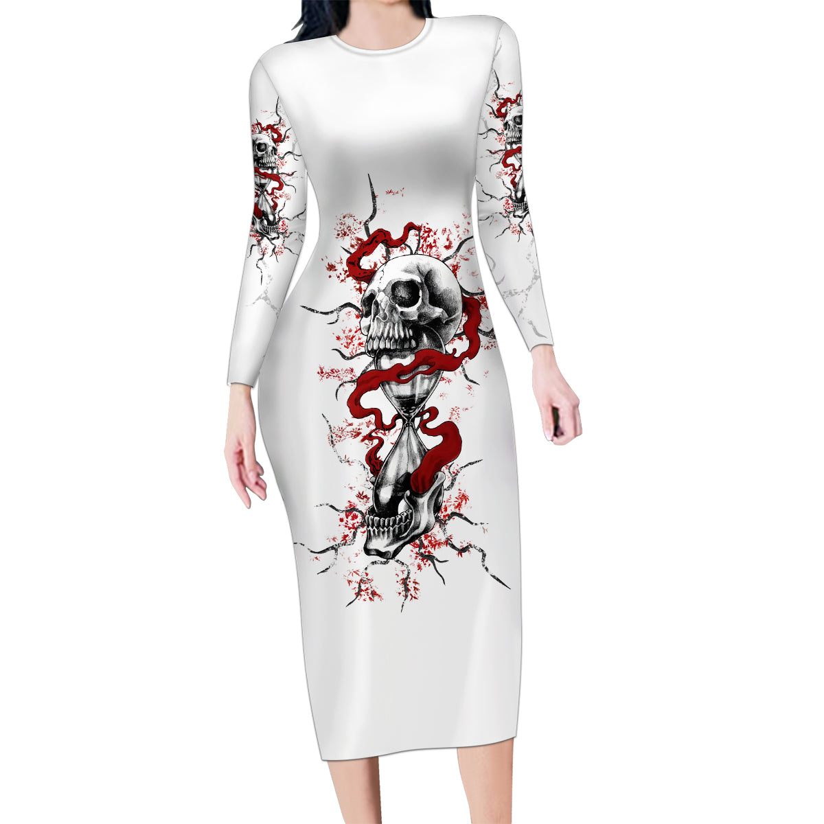 If You Got My Back In The Darkest Hours Family Matching Long Sleeve Bodycon Dress and Hawaiian Shirt - Wonder Print Shop
