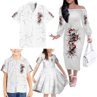 If You Got My Back In The Darkest Hours Family Matching Off Shoulder Long Sleeve Dress and Hawaiian Shirt - Wonder Print Shop