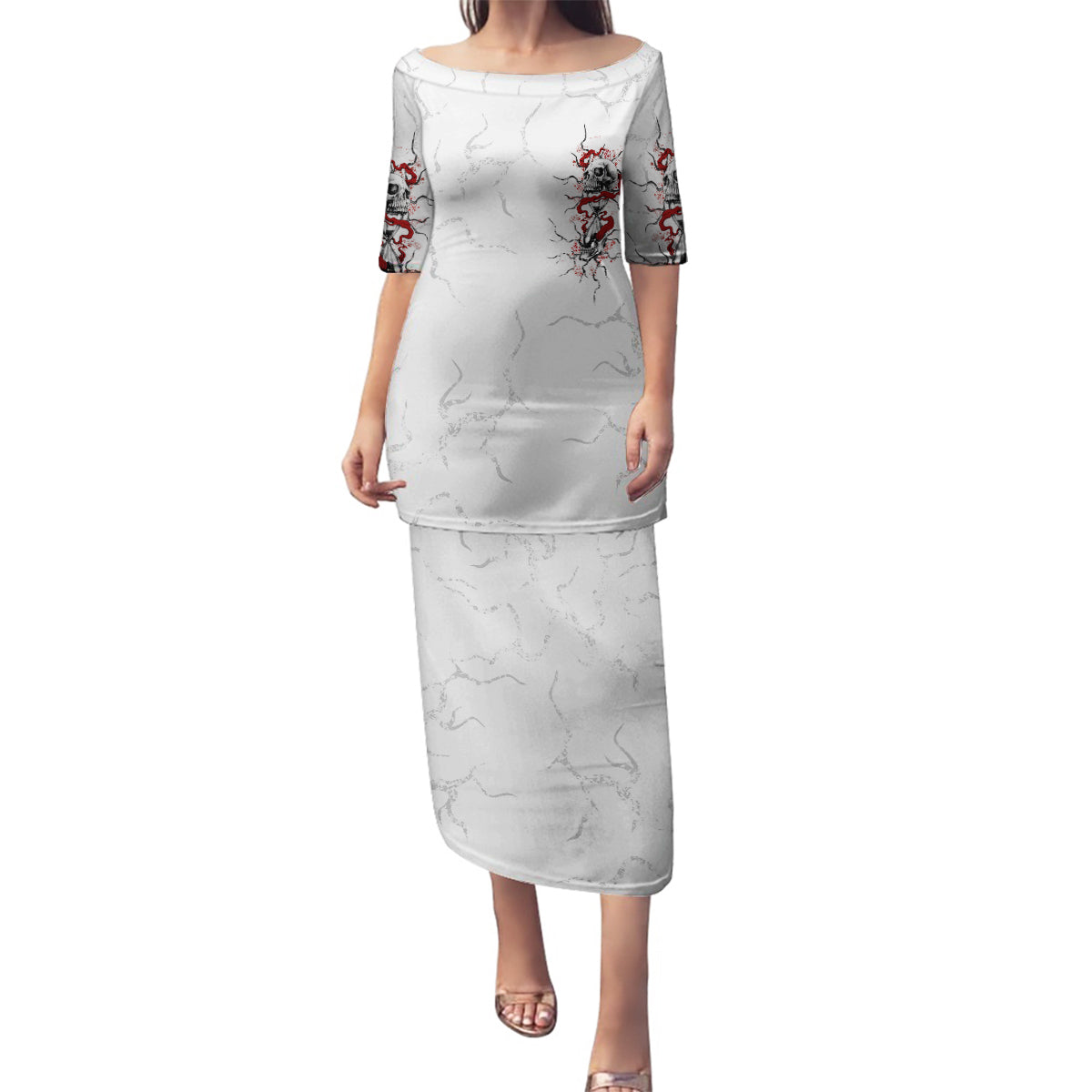 If You Got My Back In The Darkest Hours Family Matching Puletasi Dress and Hawaiian Shirt - Wonder Print Shop