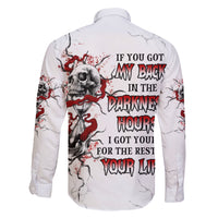 If You Got My Back In The Darkest Hours Family Matching Short Sleeve Bodycon Dress and Hawaiian Shirt - Wonder Print Shop