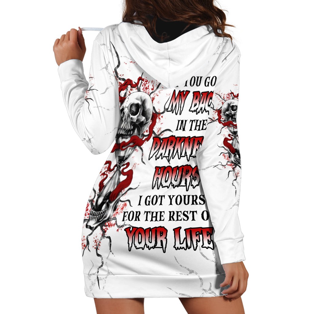 If You Got My Back In The Darkest Hours Hoodie Dress - Wonder Print Shop