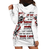 If You Got My Back In The Darkest Hours Hoodie Dress - Wonder Print Shop