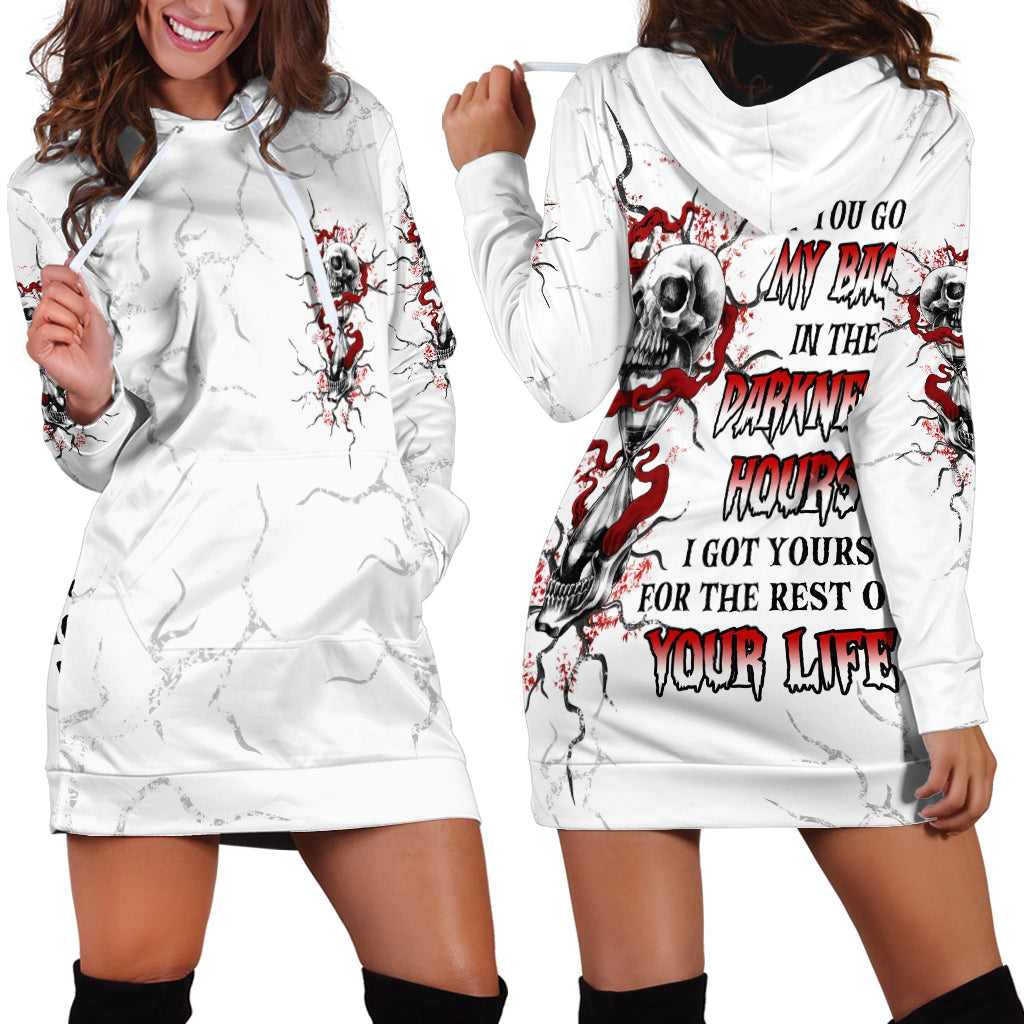 If You Got My Back In The Darkest Hours Hoodie Dress - Wonder Print Shop