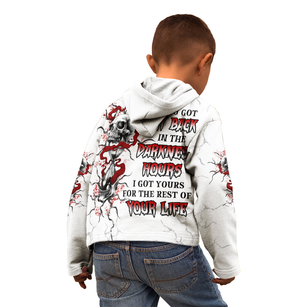 If You Got My Back In The Darkest Hours Kid Hoodie - Wonder Print Shop