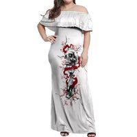 If You Got My Back In The Darkest Hours Off Shoulder Maxi Dress - Wonder Print Shop