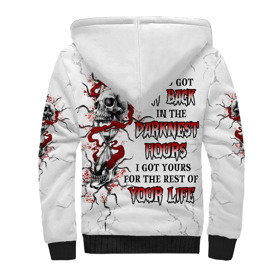 If You Got My Back In The Darkest Hours Sherpa Hoodie - Wonder Print Shop