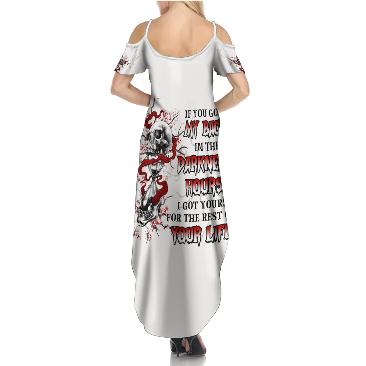 If You Got My Back In The Darkest Hours Summer Maxi Dress - Wonder Print Shop