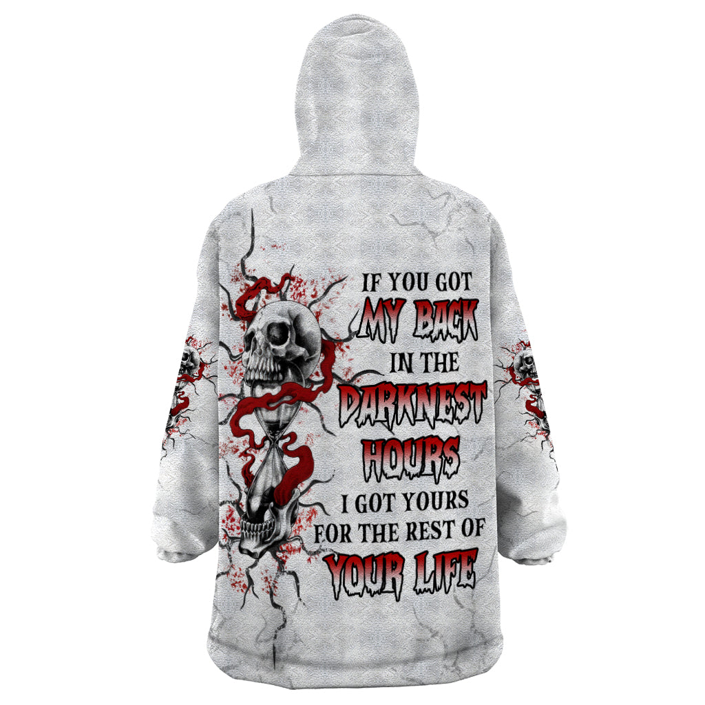 If You Got My Back In The Darkest Hours Wearable Blanket Hoodie - Wonder Print Shop