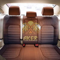 Aker Back Car Seat Cover Ancient Egyptian Sunset Gradient, Twin Lion Guardians, and Solar Disc - Wonder Print Shop