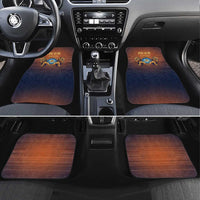 Aker Car Mats Ancient Egyptian Sunset Gradient, Twin Lion Guardians, and Solar Disc - Wonder Print Shop
