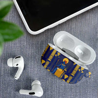 Amun AirPods Case Ancient Egyptian Hieroglyphic, Pharaoh and Scarab - Wonder Print Shop