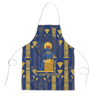 Amun Apron Ancient Egyptian Hieroglyphic, Pharaoh and Scarab - Wonder Print Shop