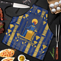 Amun Apron Ancient Egyptian Hieroglyphic, Pharaoh and Scarab - Wonder Print Shop