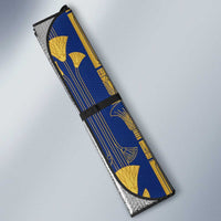 Amun Auto Sun Shade Ancient Egyptian Hieroglyphic, Pharaoh and Scarab - Wonder Print Shop
