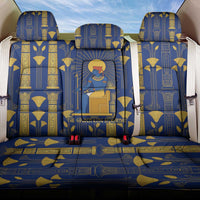 Amun Back Car Seat Cover Ancient Egyptian Hieroglyphic, Pharaoh and Scarab - Wonder Print Shop