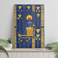 Amun Canvas Wall Art Ancient Egyptian Hieroglyphic, Pharaoh and Scarab - Wonder Print Shop
