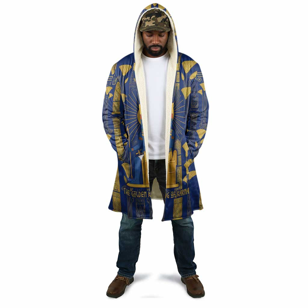 Amun Cloak Ancient Egyptian Hieroglyphic, Pharaoh and Scarab - Wonder Print Shop
