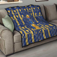 Amun Quilt Ancient Egyptian Hieroglyphic, Pharaoh and Scarab - Wonder Print Shop
