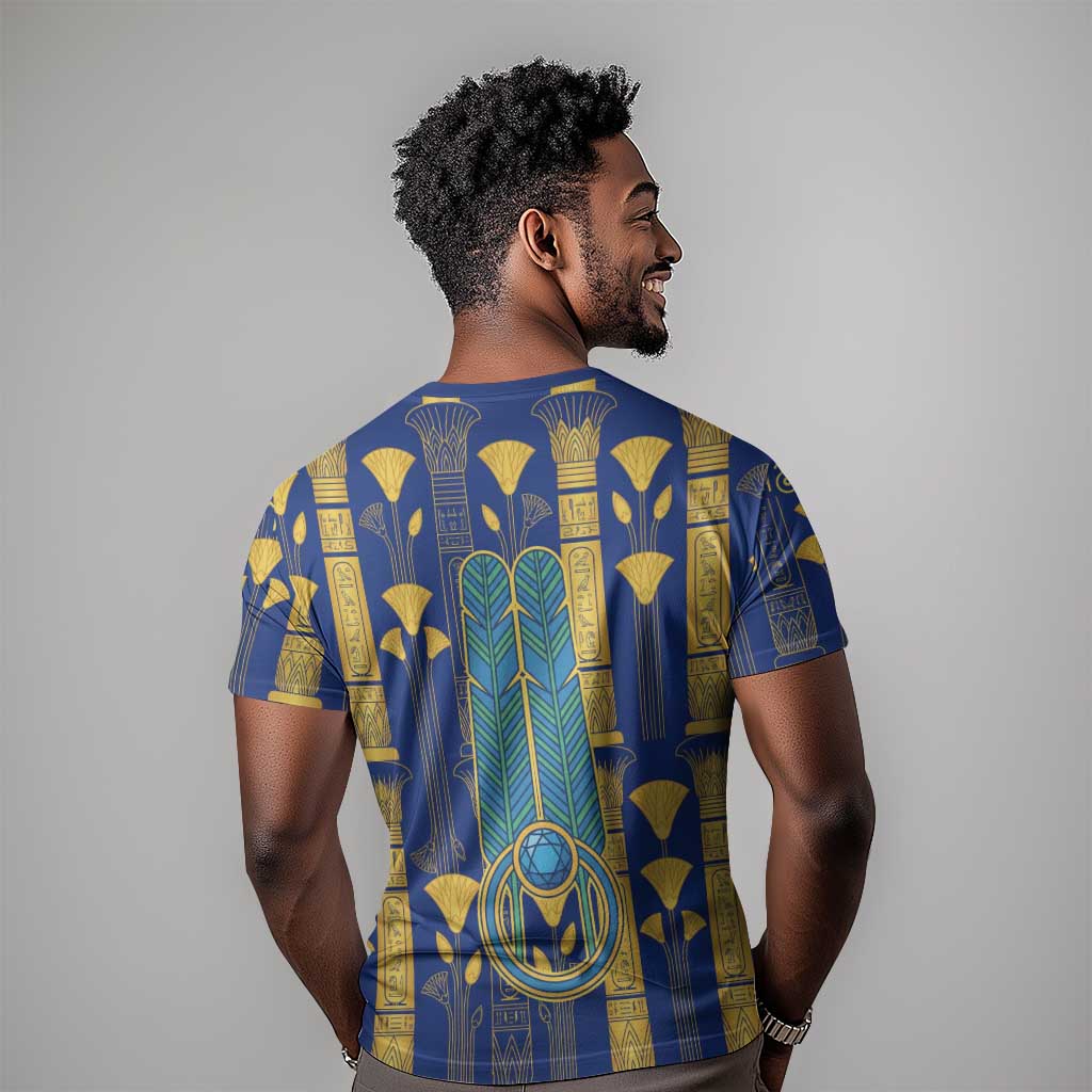 Amun T shirt Ancient Egyptian Hieroglyphic, Pharaoh and Scarab - Wonder Print Shop
